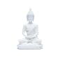 Preview: Buddha in Meditationshaltung weiß