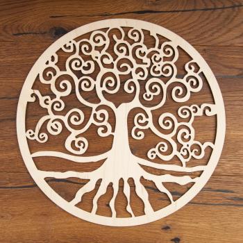 Yggdrasil aus Holz 30 cm