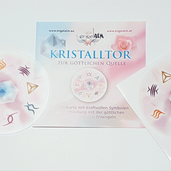 Kristalltor Energiekarte und Aufkleber