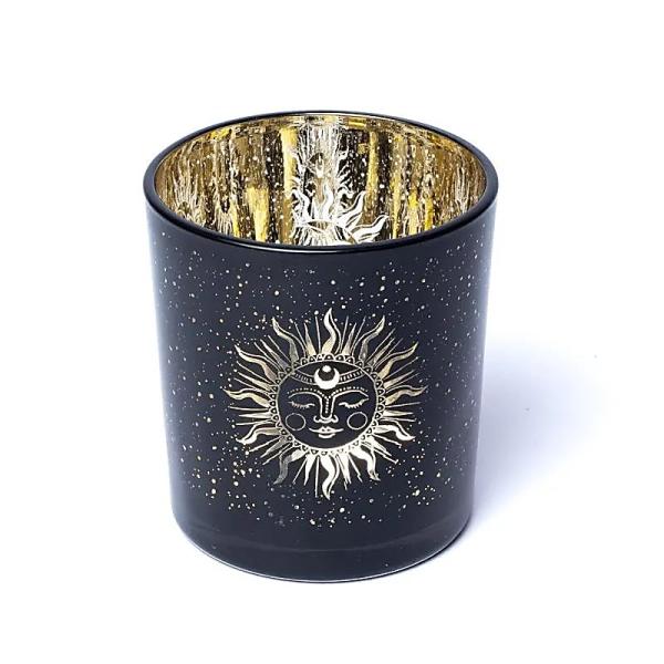 Kerzenhalter schlafender Mond und Sonne