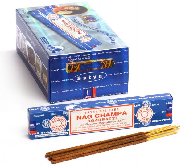 Nag Champa SATYA 15g Räucherstäbchen