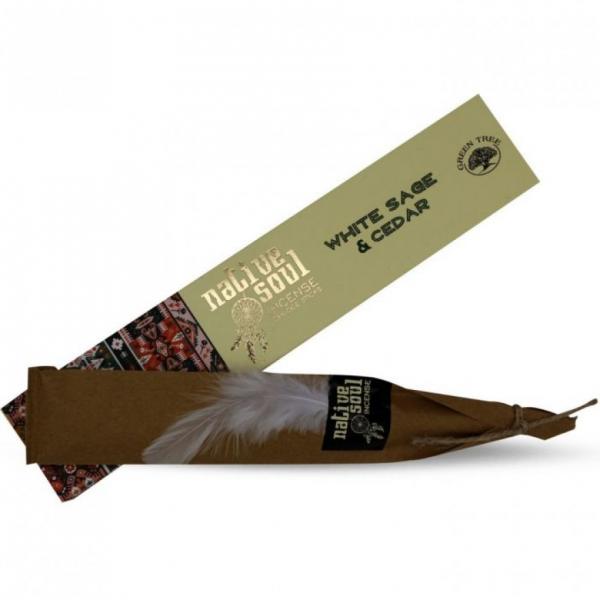 Green Tree Native Soul Incense "White Sage & Ceder"